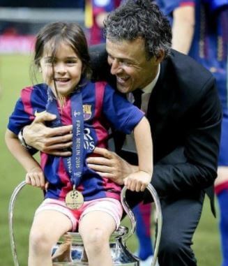 Pacho Martinez father Luis Enrique and her late sibling.